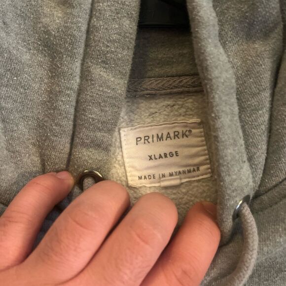 Gray Hoodie with Red Accents - Picture 2 of 3